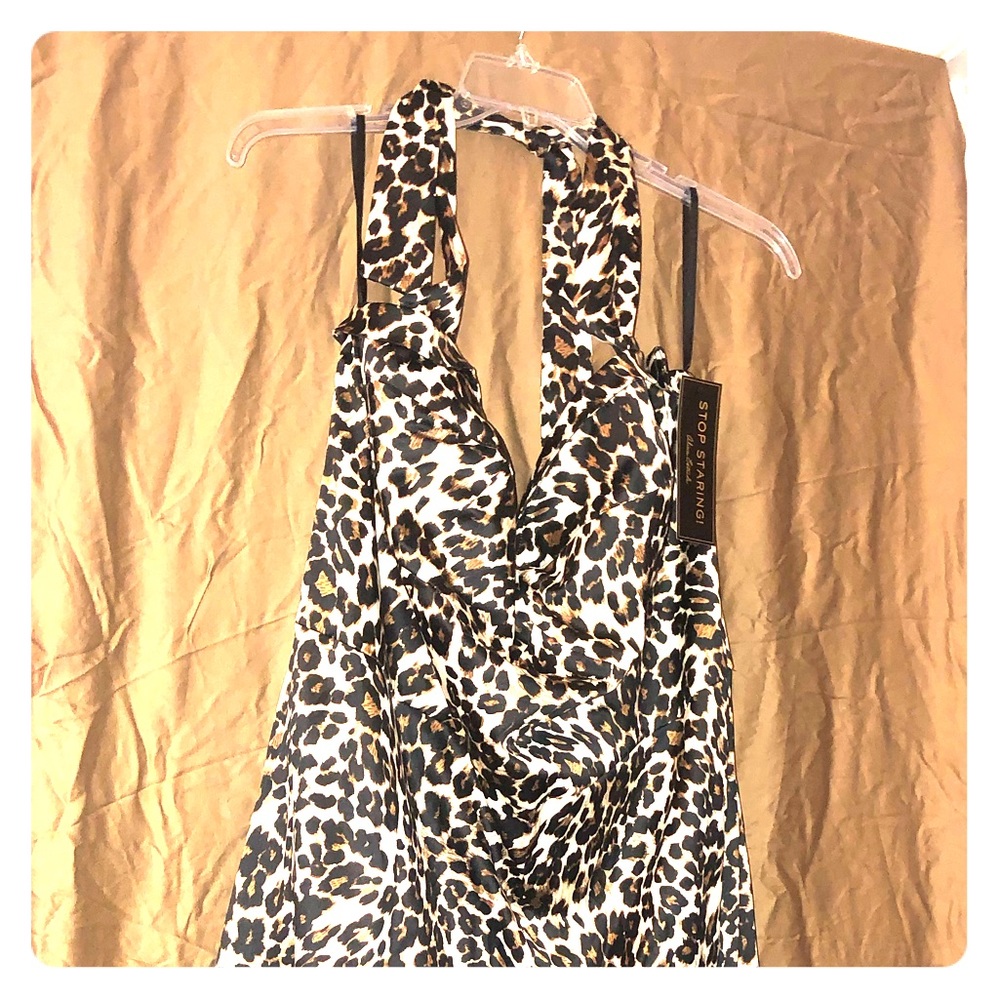 Leopard short jumper